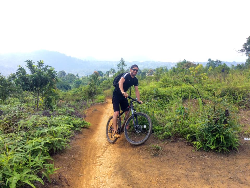 moutain biking near padang thanks to airmanis hillside retreat padang west sumatra